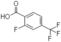 2-Fluoro-4-(trifluoromethyl)benzoic acid molecular structure (CAS 115029-24-8)