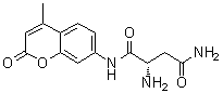 (2S)-2-Amino-N1-(4-methyl-2-oxo-2H-1-benzopyran-7-yl)butanediamide molecular structure (CAS 115047-89-7)