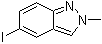 5-Iodo-2-methyl-2H-indazole molecular structure (CAS 1150617-94-9)