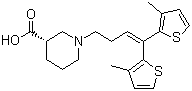 Tiagabine molecular structure (CAS 115103-54-3)