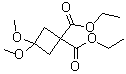 3,3-Dimethoxy-1,1-cyclobutanedicarboxylic acid diethyl ester molecular structure (CAS 115118-67-7)