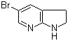 5-Bromo-2,3-dihydro-1H-pyrrolo[2,3-b]pyridine molecular structure (CAS 115170-40-6)
