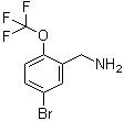 structure of CAS# 1152088-62-4, 5-Bromo-2-(trifluoromethoxy)benzenemethanamine