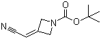 tert-Butyl 3-(cyanomethylene)azetidine-1-carboxylate molecular structure (CAS 1153949-11-1)