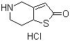 5,6,7,7a-Tetrahydrothieno[3,2-c]pyridine-2(4H)-one hydrochloride molecular structure (CAS 115473-15-9)