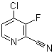 4-Chloro-3-fluoro-2-pyridinecarbonitrile molecular structure (CAS 1155847-43-0)