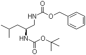 (S)-[2-[[(tert-Butoxy)carbonyl]amino]-4-methylpentyl]carbamic acid benzyl ester molecular structure (CAS 115654-39-2)