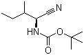 (S)-N-Boc-Isoleucinenitrile molecular structure (CAS 115654-61-0)