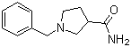 structure of CAS# 115687-29-1, 1-Benzylpyrrolidine-3-carboxamide