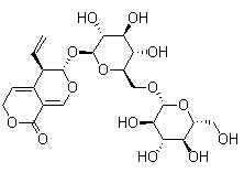 6'-O-beta-D-Glucosylgentiopicroside molecular structure (CAS 115713-06-9)