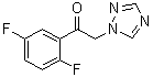 1-(2,5-Difluorophenyl)-2-(1H-1,2,4-triazol-1-yl)ethanone molecular structure (CAS 1157938-97-0)