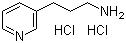 3-Pyridinepropanamine hydrochloride molecular structure (CAS 115816-04-1)