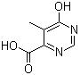 structure of CAS# 1159010-94-2, 6-Hydroxy-5-methylpyrimidine-4-carboxylic acid;1,6-Dihydro-5-methyl-6-oxo-4-pyrimidinecarboxylic acid
