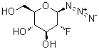 2-Deoxy-2-fluoro-beta-D-glucopyranosyl azide molecular structure (CAS 1159265-95-8)