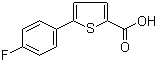 5-(4-Fluorophenyl)-2-thiophenecarboxylic acid molecular structure (CAS 115933-30-7)