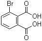 3-Bromo-1,2-benzenedicarboxylic acid molecular structure (CAS 116-69-8)