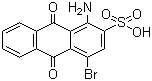 structure of CAS# 116-81-4, Bromaminic acid;1-Amino-4-bromoanthraquinone-2-sulfonic acid; 1-Amino-4-bromo-9,10-dioxoanthracene-2-sulphonic acid
