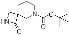 1-Oxo-2,6-diazaspiro[3.5]nonane-6-carboxylic acid tert-butyl ester molecular structure (CAS 1160246-71-8)