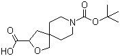 8-(tert-Butoxycarbonyl)-2-oxa-8-azaspiro[4.5]decane-3-carboxylic acid molecular structure (CAS 1160246-86-5)