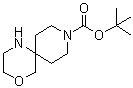 2-Oxa-5,9-diazaspiro[5.5]undecane-9-carboxylic acid tert-butyl ester molecular structure (CAS 1160247-04-0)