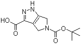 4,6-Dihydropyrrolo[3,4-c]pyrazole-3,5(1H)-dicarboxylic acid 5-tert-butyl ester molecular structure (CAS 1160248-35-0)