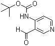 N-Boc-4-amino-3-pyridinecarboxyaldehyde molecular structure (CAS 116026-93-8)