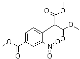 2-[4-(Methoxycarbonyl)-2-nitrophenyl]propanedioic acid 1,3-dimethyl ester molecular structure (CAS 1160293-27-5)