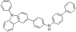 N-[4-(9-Phenyl-9H-carbazol-3-yl)phenyl]-[1,1'-biphenyl]-4-amine molecular structure (CAS 1160294-96-1)