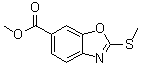 2-(Methylthio)-6-benzoxazolecarboxylic acid methyl ester molecular structure (CAS 1160490-11-8)