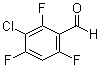 3-Chloro-2,4,6-trifluorobenzaldehyde molecular structure (CAS 1160573-14-7)