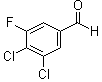 3,4-Dichloro-5-fluorobenzaldehyde molecular structure (CAS 1160574-74-2)