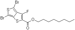 4,6-Dibromo-3-fluorothieno[3,4-b]thiophene-2-carboxylic acid octyl ester molecular structure (CAS 1160823-76-6)