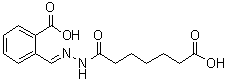 Heptanedioic acid 1-[2-[(2-carboxyphenyl)methylene]hydrazide] molecular structure (CAS 1160927-48-9)