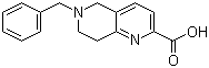 structure of CAS# 1160995-15-2, 5,6,7,8-Tetrahydro-6-(phenylmethyl)-1,6-naphthyridine-2-carboxylic acid