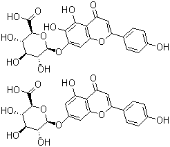 Breviscapine molecular structure (CAS 116122-36-2)