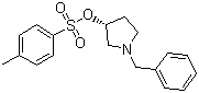 (R)-1-Benzyl-3-[(p-tolylsulfonyl)oxy]pyrrolidine molecular structure (CAS 116183-80-3)