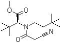 结构式 CAS# 1162665-53-3, N-(2-氰乙酰基)-N-(3,3-二甲基丁基)-3-甲基-L-缬氨酸甲酯