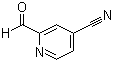 structure of CAS# 116308-38-4, 2-Formylpyridine-4-carbonitrile;2-Formylisonicotinonitrile; 4-Cyano-2-pyridinecarboxaldehyde
