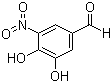 3-Nitro-4,5-dihydroxybenzaldehyde molecular structure (CAS 116313-85-0)