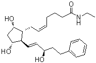 (15R)-Bimatoprost molecular structure (CAS 1163135-92-9)