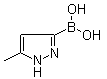 B-(5-Methyl-1H-pyrazol-3-yl)-boronic acid molecular structure (CAS 1163248-54-1)