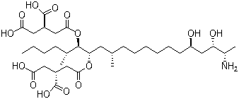 Fumonisin B2 molecular structure (CAS 116355-84-1)