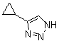 4-Cyclopropyl-1H-1,2,3-triazole molecular structure (CAS 1163692-73-6)