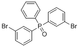 structure of CAS# 1163698-32-5, Bis(3-bromophenyl)phenylphosphine oxide;1-bromo-3-[(3-bromophenyl)-phenylphosphoryl]benzene