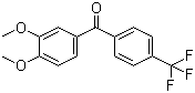 4'-Trifluoromethyl-3,4-dimethoxybenzophenone molecular structure (CAS 116412-99-8)