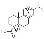 9alpha,13alpha-Epidioxyabiet-8(14)-en-18-oic acid molecular structure (CAS 116499-73-1)