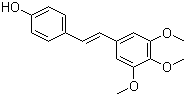 结构式 CAS# 116519-00-7, (E)-4'-羟基-3,4,5-三甲氧基二苯乙烯