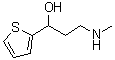 3-Methylamino-1-(2-thienyl)-1-propanol molecular structure (CAS 116539-56-1)