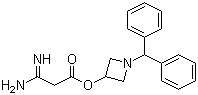 3-Amino-3-iminopropanoic acid-1-(diphenylmethyl)-3-azetidinyl ester molecular structure (CAS 116574-09-5)