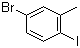 structure of CAS# 116632-39-4, 5-Bromo-2-iodotoluene;1-Iodo-2-methyl-4-bromobenzene; 4-Bromo-1-iodo-2-methylbenzene